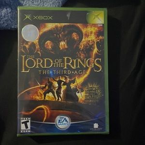Original Xbox Lord of the Rings the third age game new in package